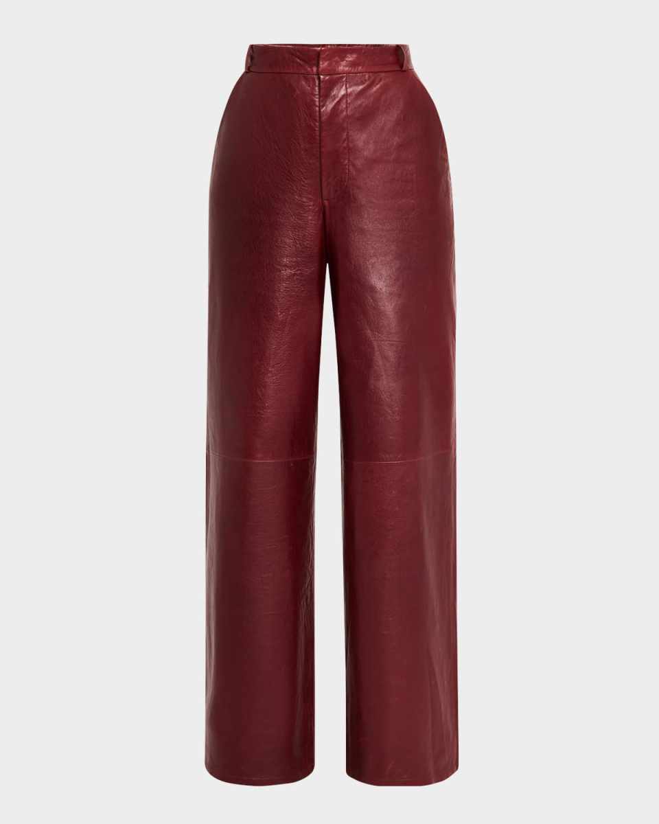 The Wide Leather Trousers